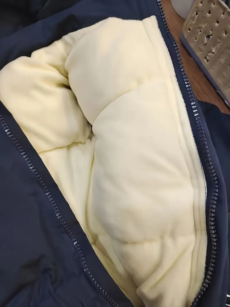 Kombinezon zimowy dla niemowląt | Kombinezon narciarski z kapturem i futerkiem 8