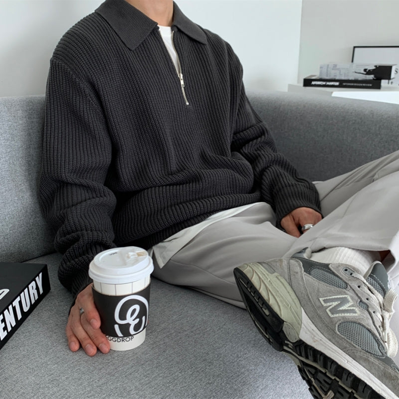 Męski Sweter – Nowoczesna prostota i wygoda