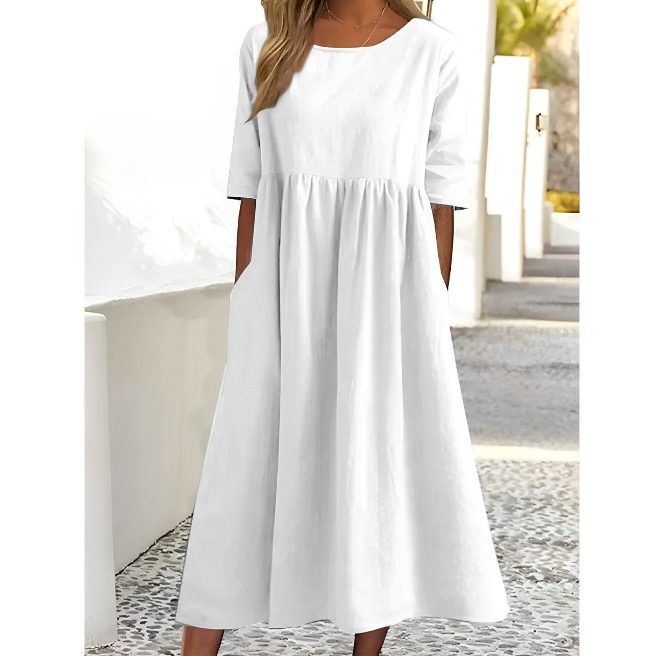 Dress-Arei-Arei Midi Design z kobiecą łatwością