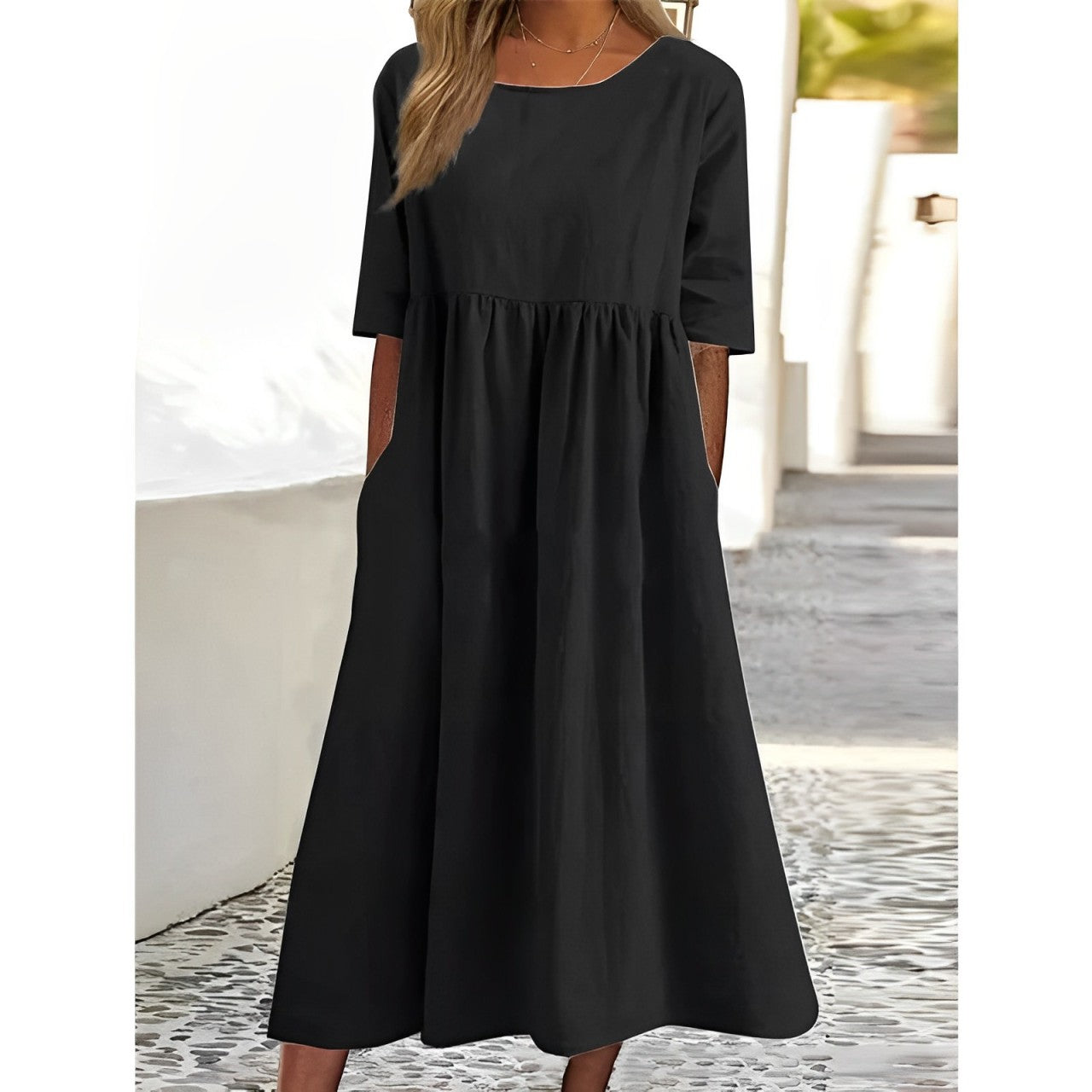 Dress-Arei-Arei Midi Design z kobiecą łatwością