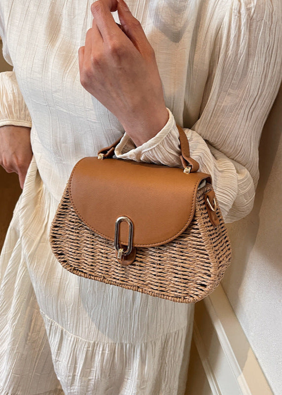 Torba damska na ramię – stylowy pleciony design na lato