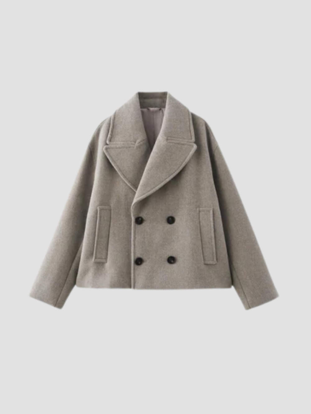 ALBA | PŁASZCZ DAMSKI | SZEROKIE KLAPKI I KLASYCZNA ELEGANCJA 1