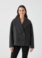 ALBA | PŁASZCZ DAMSKI | SZEROKIE KLAPKI I KLASYCZNA ELEGANCJA 4