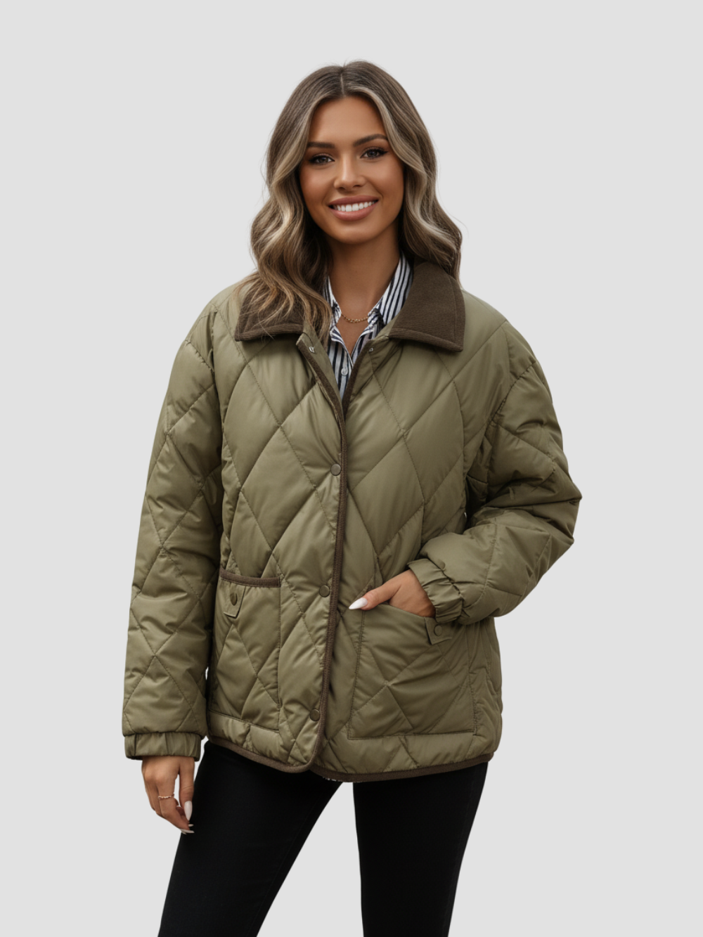 ALINDRA | DAMSKA KURTKA ZIMOWA – PONADCZASOWY DESIGN I MIĘKKI KOMFORT 6