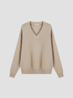 ALTHEVIA | DAMSKI SWETER Z DEKOLTEM W SEREK – MIĘKKA TEKSTURA I ELEGANCKA WSZECHSTRONNOŚĆ 1