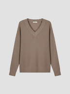 ALTHEVIA | DAMSKI SWETER Z DEKOLTEM W SEREK – MIĘKKA TEKSTURA I ELEGANCKA WSZECHSTRONNOŚĆ 3