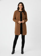 AMARANTA | DŁUGI DZIANINOWY KARDIGAN – LUŹNA I WSZECHSTRONNA ELEGANCJA 0