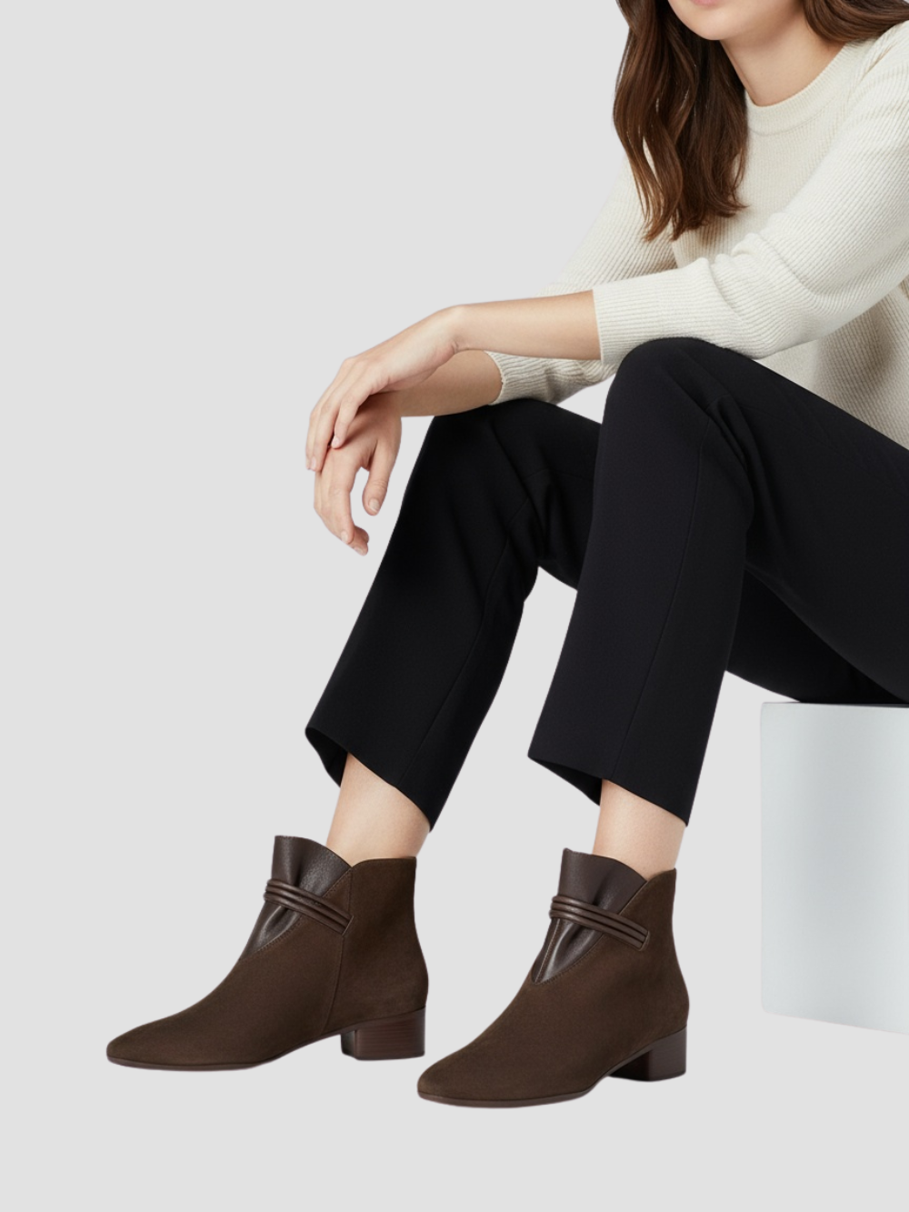AMÉLIS | DAMSKIE BOTKI DO KOSTKI – NATURALNA ELEGANCJA I WYRAFINOWANY CHARAKTER 0