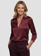 AURELIA | BLUZKA SATYNOWA | PŁYNNA WYRAFINOWANOŚĆ I PONADCZASOWY STYL 5