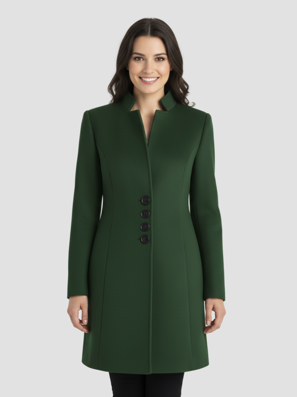 AVARIENNE | DŁUGI PŁASZCZ DAMSKI – PONADCZASOWA WYRAFINOWANA ELEGANCJA W KAŻDYM DETALU 6