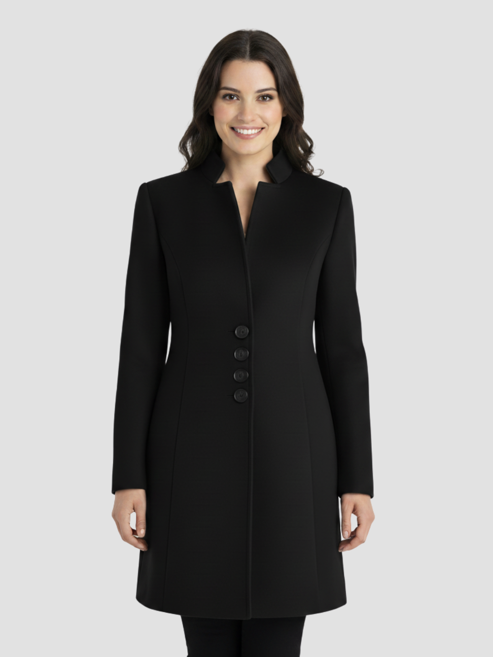 AVARIENNE | DŁUGI PŁASZCZ DAMSKI – PONADCZASOWA WYRAFINOWANA ELEGANCJA W KAŻDYM DETALU 8