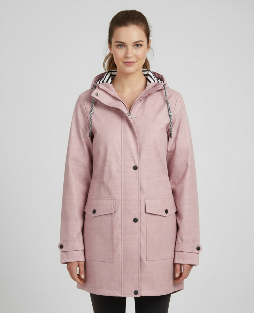 Aurora | Kurtka przeciwdeszczowa z poliestru z kapturem 1