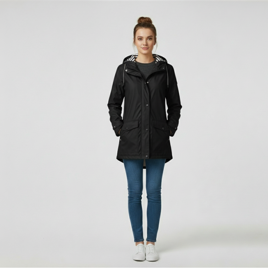 Aurora | Kurtka przeciwdeszczowa z poliestru z kapturem 10