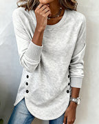 Bluza z nieregularnym dołem i rękawami typu raglan 2