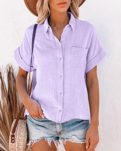 Bluzka damska z krótkim rękawem – klasyczna i przewiewna elegancja na lato