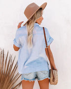 Bluzka dla kobiet - przestronna elegancja na gorące letnie dni