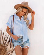 Bluzka dla kobiet - przestronna elegancja na gorące letnie dni