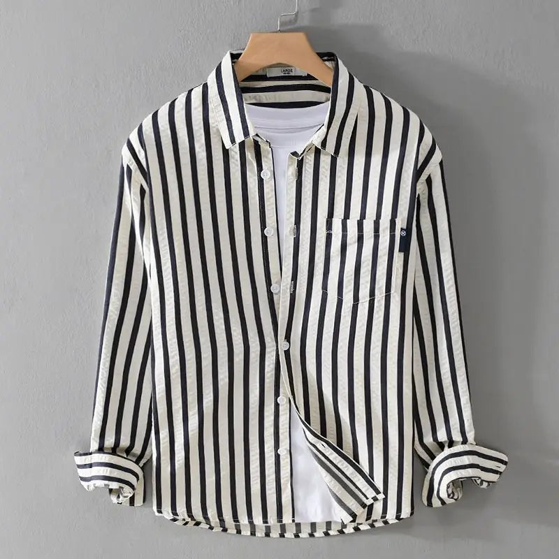 Bluzka kobiet | Sprężyna moda Spring/Lato dla kobiet o pionowym wzorze patrolowym