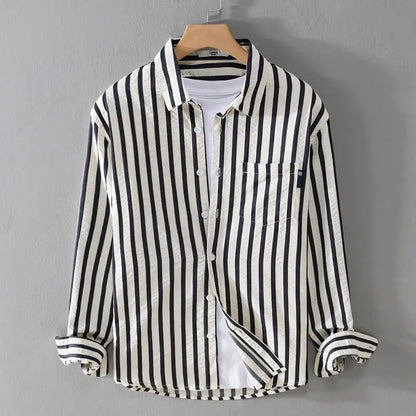 Bluzka kobiet | Sprężyna moda Spring/Lato dla kobiet o pionowym wzorze patrolowym