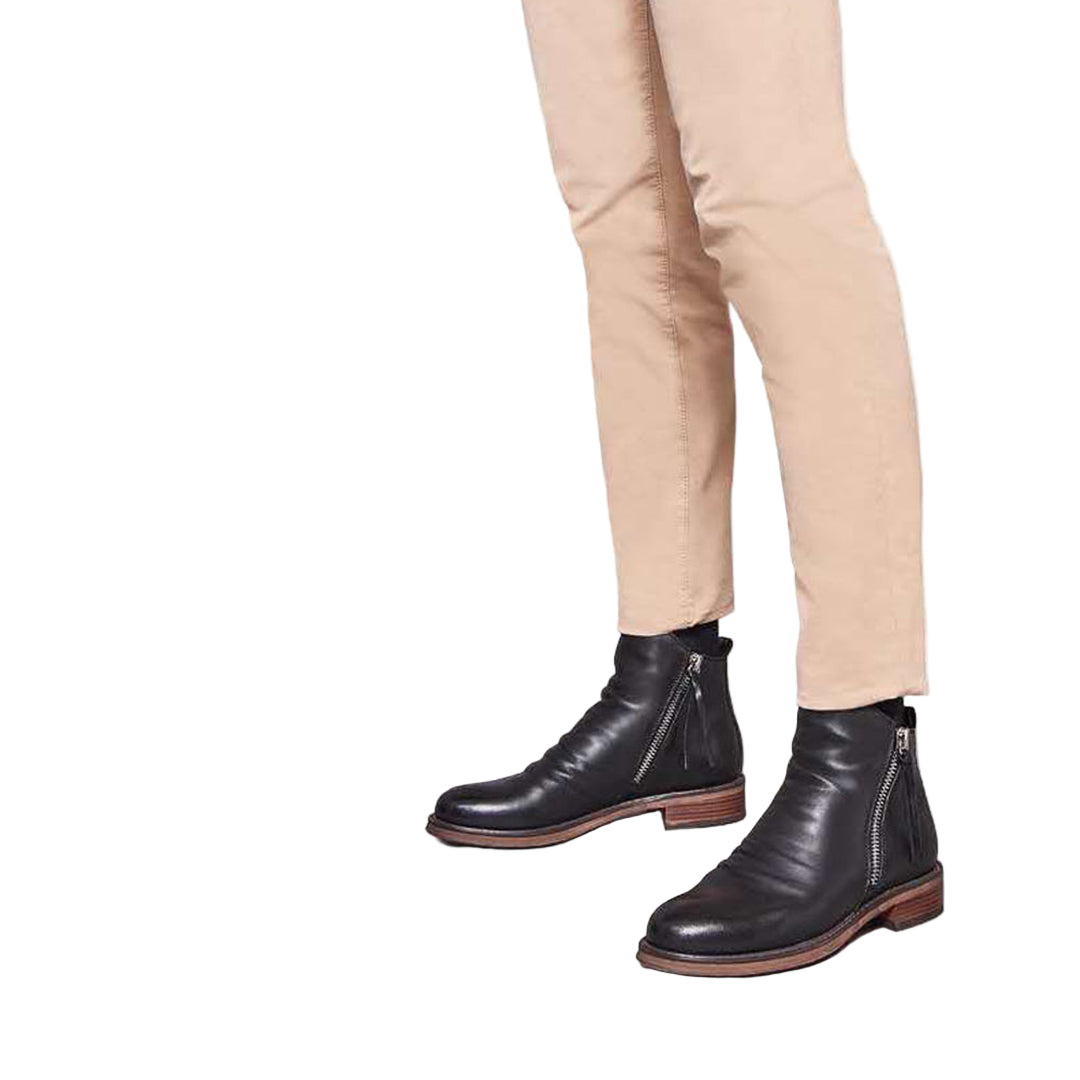 Botki zapinane z boku na niskim obcasie dla mężczyzn 3