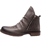 Botki zapinane z boku na niskim obcasie dla mężczyzn 5