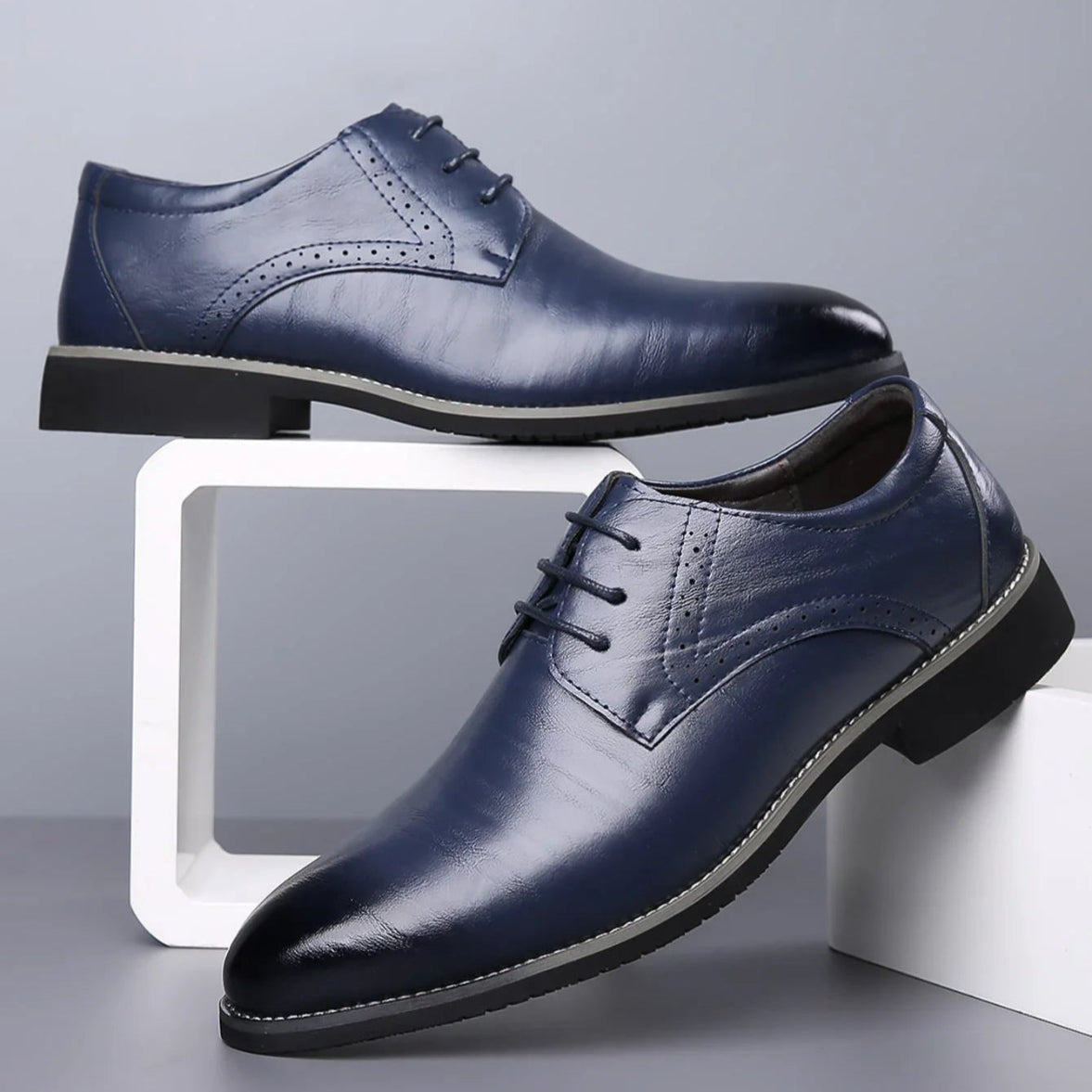 Buty typu oksford z detalami brogue dla mężczyzn 3