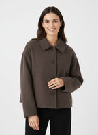 CAMILA | PŁASZCZ DAMSKI | KRÓTKI KROJ I MINIMALISTYCZNA ELEGANCJA 0