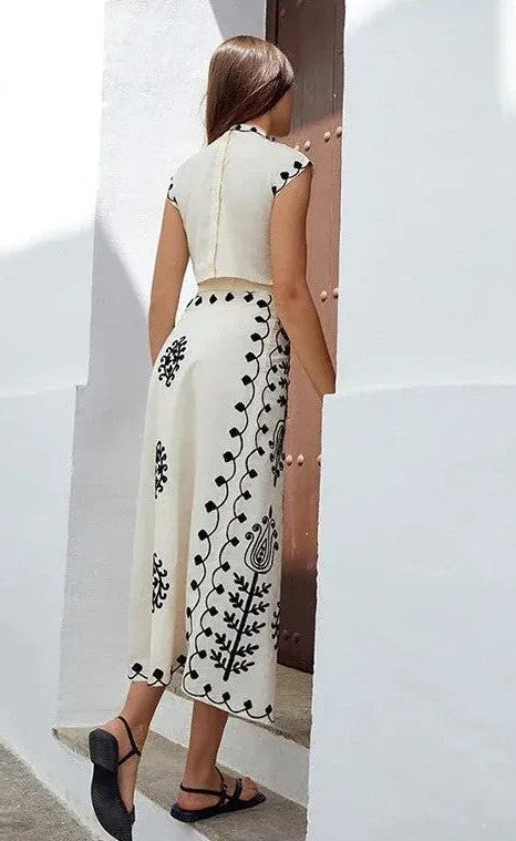 Camilla™ | Zestaw z nadrukiem, top i spódnica 2