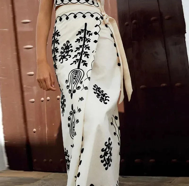 Camilla™ | Zestaw z nadrukiem, top i spódnica 4