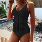 Damska Góra Bikini – Falbanki i styl na plażowe dni