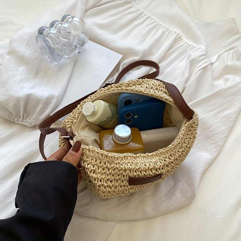 Damska torba plażowa - letnia lekkość z ręcznie tkanym stylem