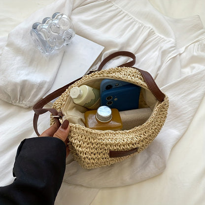 Damska torba plażowa - letnia lekkość z ręcznie tkanym stylem