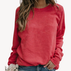 Damska bluza casualowa | Długi rękaw, jednolity kolor 6