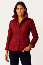 Damska kurtka puchowa, lekka, pikowana, zapewniająca komfort zimą 3