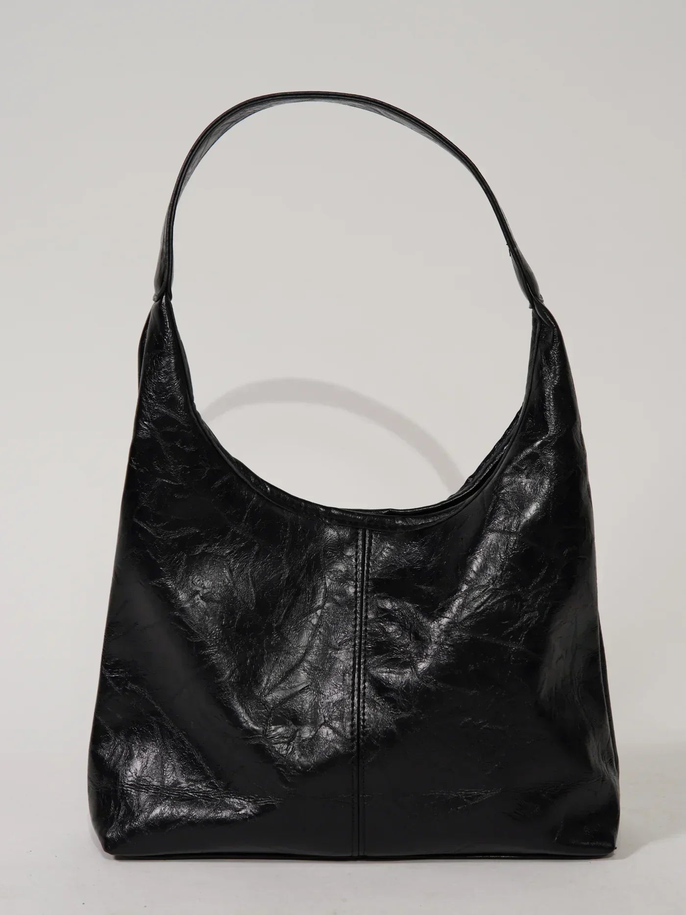 Damska skórzana torba hobo - Elegancka torba na ramię o ponadczasowym designie 2