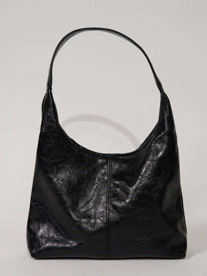 Damska skórzana torba hobo - Elegancka torba na ramię o ponadczasowym designie 2