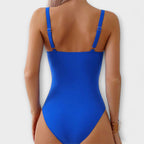 Damski Kostium Kąpielowy – Smukła sylwetka z dekoltem V