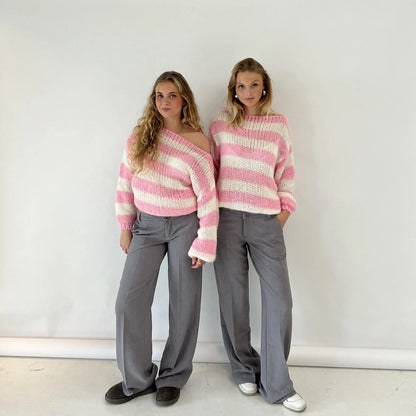 Damski Sweter Oversize – Klasyczny Komfort na Co Dzień