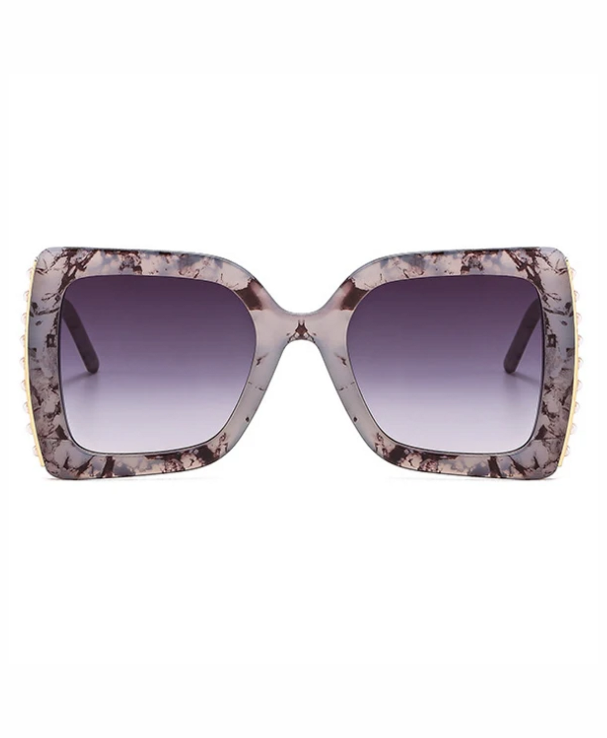 Damskie Okulary – Kwadratowe i ozdobne w eleganckim stylu