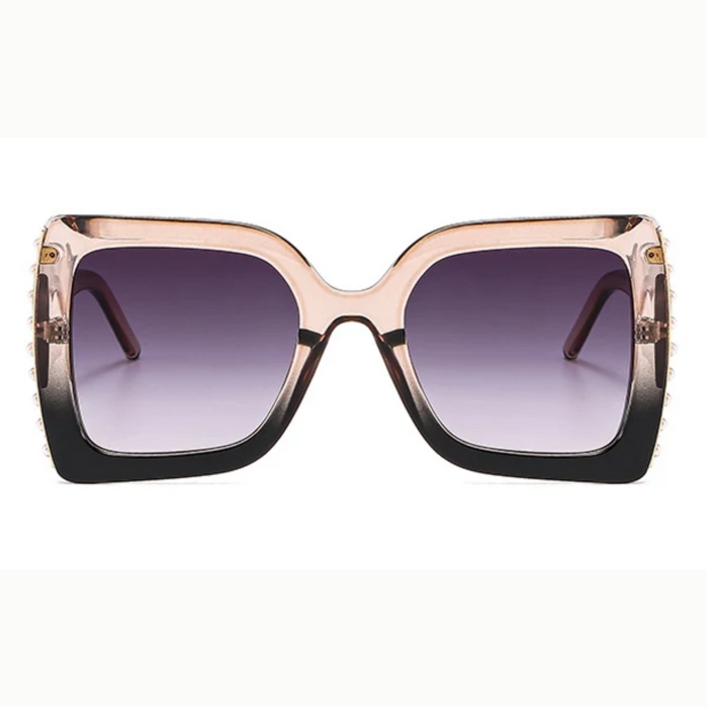 Damskie Okulary – Kwadratowe i ozdobne w eleganckim stylu