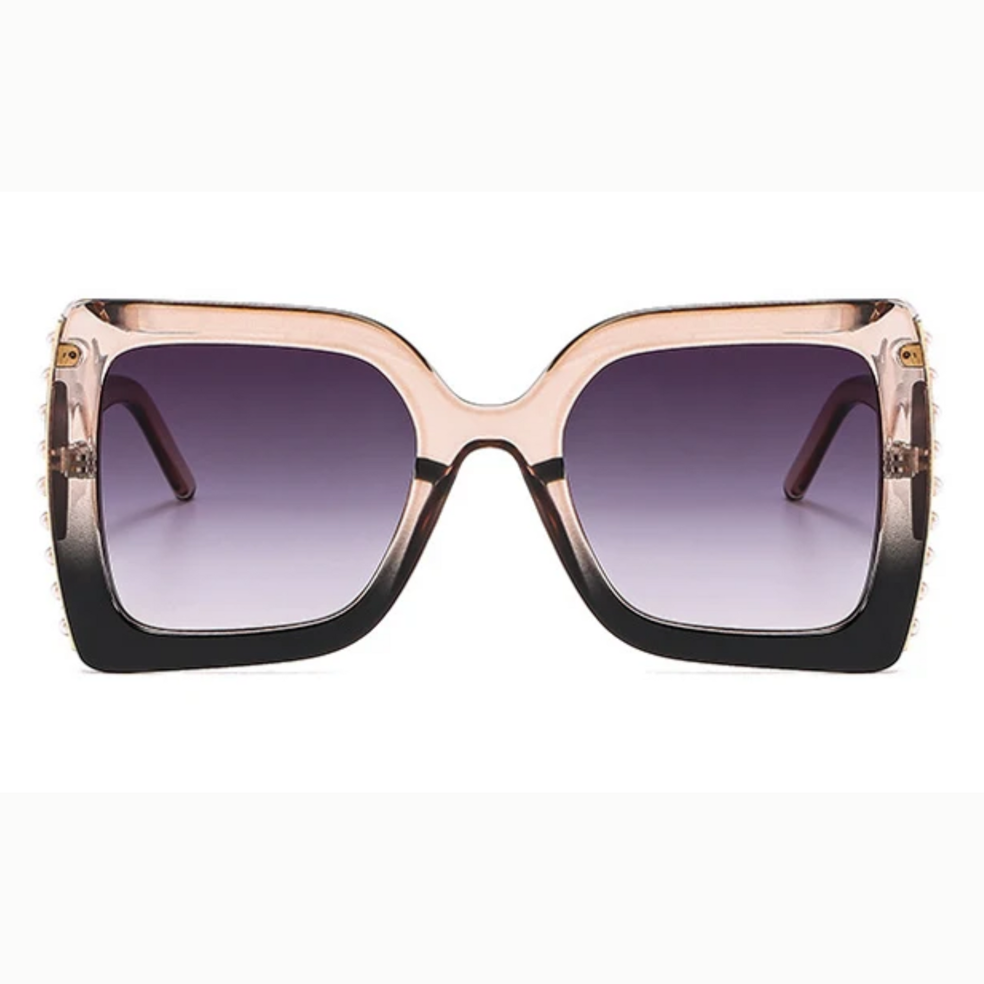 Damskie Okulary – Kwadratowe i ozdobne w eleganckim stylu