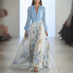 Dolores | Elegancka sukienka maxi w kwiaty 0