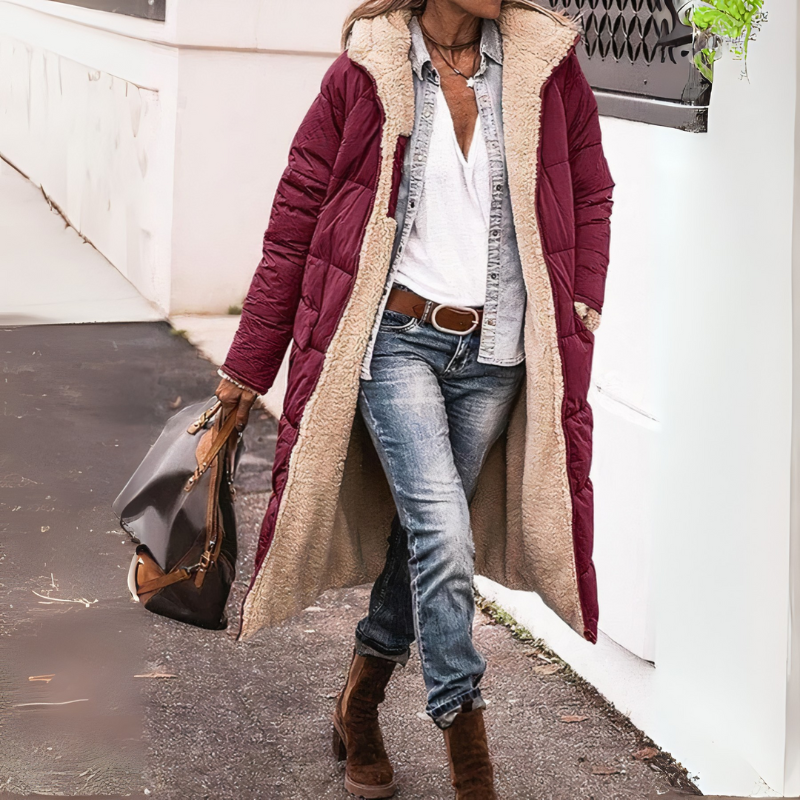 Dwustronny płaszcz typu parka dla kobiet 2