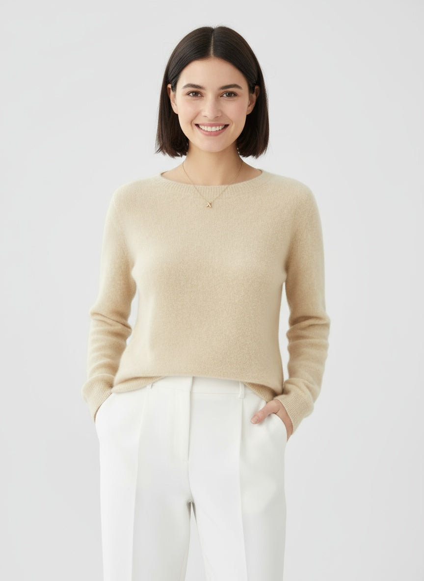 ELIANA | DAMSKI SWETER DZIANINOWY – KLASYCZNA MIĘKKOŚĆ I CODZIENNA WSZECHSTRONNOŚĆ 3