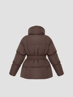 ELOWYNNE | Damski płaszcz zimowy z paskiem – przytulna elegancja i nowoczesny kołnierz 3