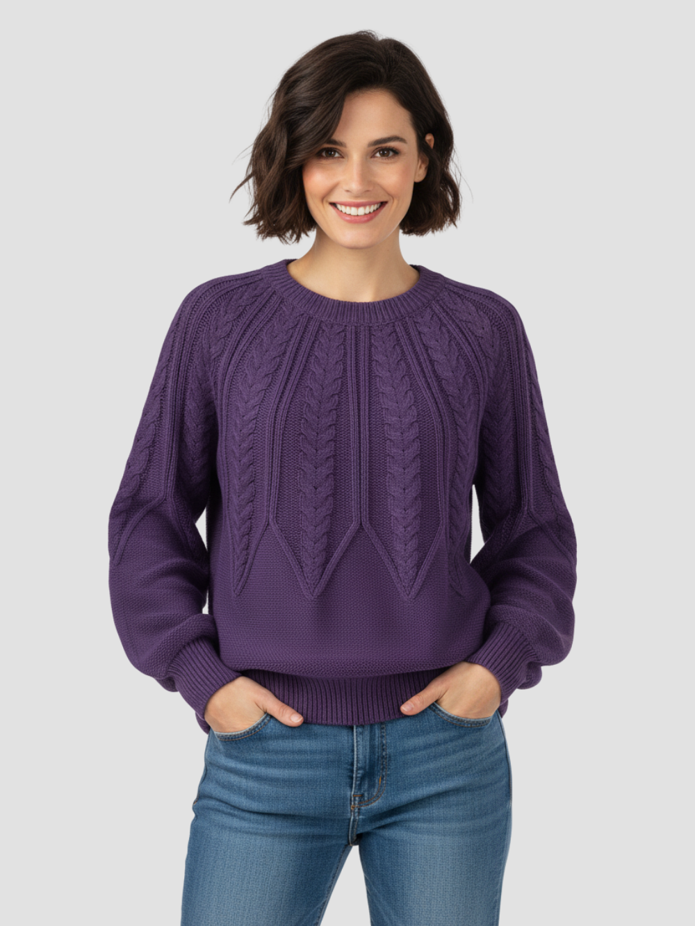 ELYNDRA | OVERSIZEROWY SWETER Z WARKOCZOWYM SPODEM – WYGODA, WYGODA I NOWOCZESNY STYL 13