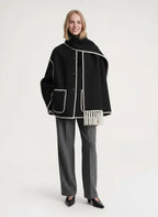 ÉMORINE | KURTKA PELERYNOWA – PONADCZASOWA WYRAFINOWANA I WSPÓŁCZESNE CIEPŁO 4