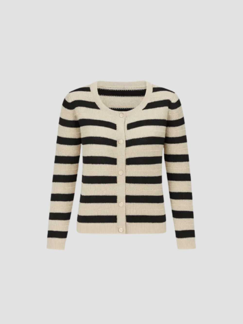 ESTELA | KARDIGAN DAMSKI | DZIANINA W PASKI I STYL CODZIENNY 1