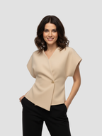 EUDOXIA | DAMSKA BLUZKA Z KREPY – RÓWNOWAGA MIĘDZY WYRAFINOWANIEM A WYGODĄ 12