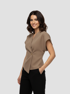 EUDOXIA | DAMSKA BLUZKA Z KREPY – RÓWNOWAGA MIĘDZY WYRAFINOWANIEM A WYGODĄ 6